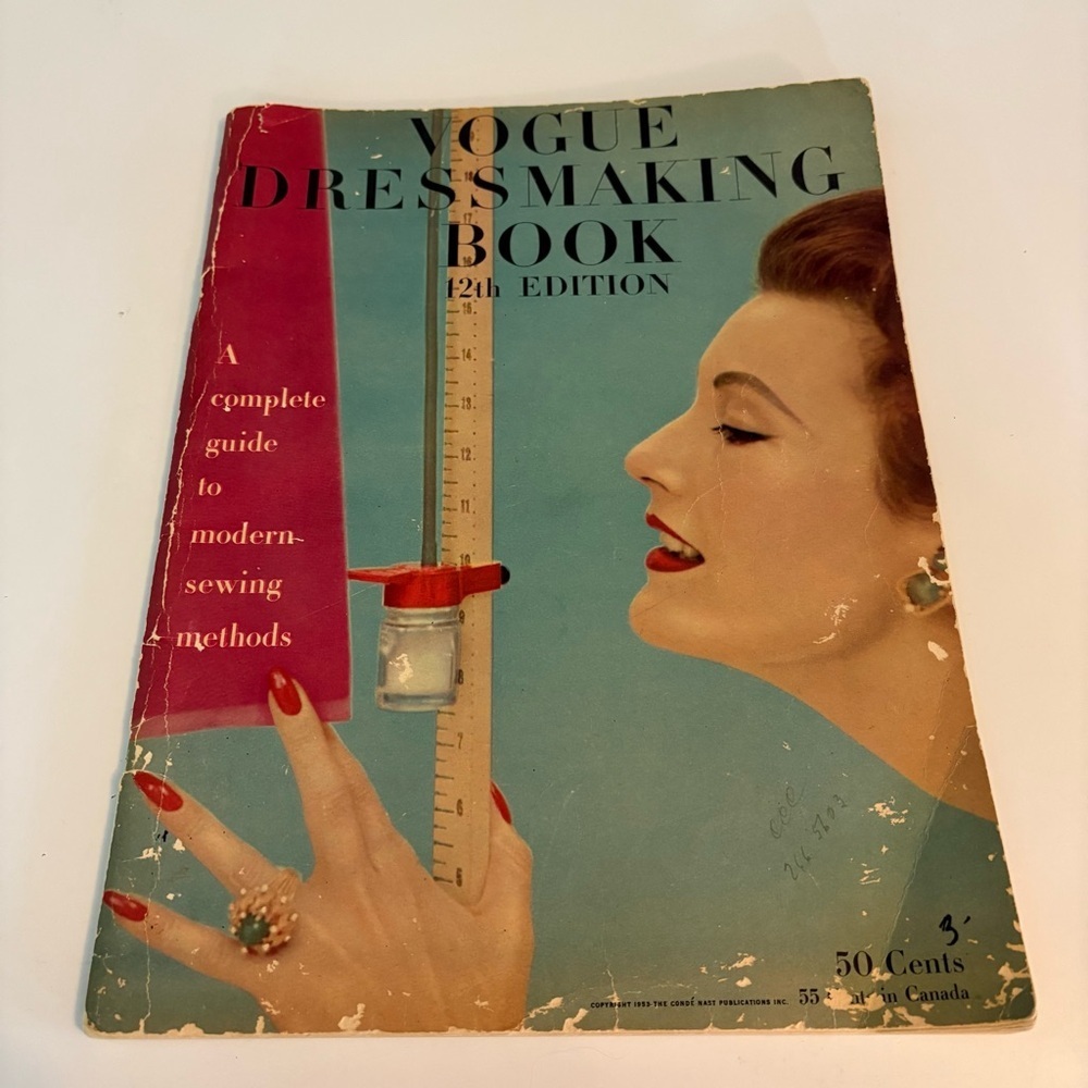 1953 Vogue Dressmaking Book 12th Edition